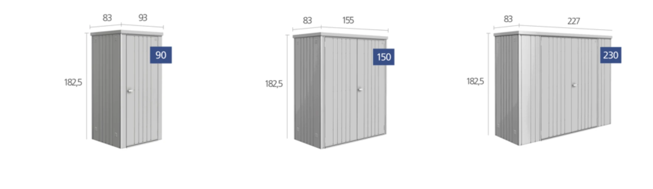 Biohort Tuinkast Donkergroen 93 x 83 x 282.5 cm - Afbeelding 5